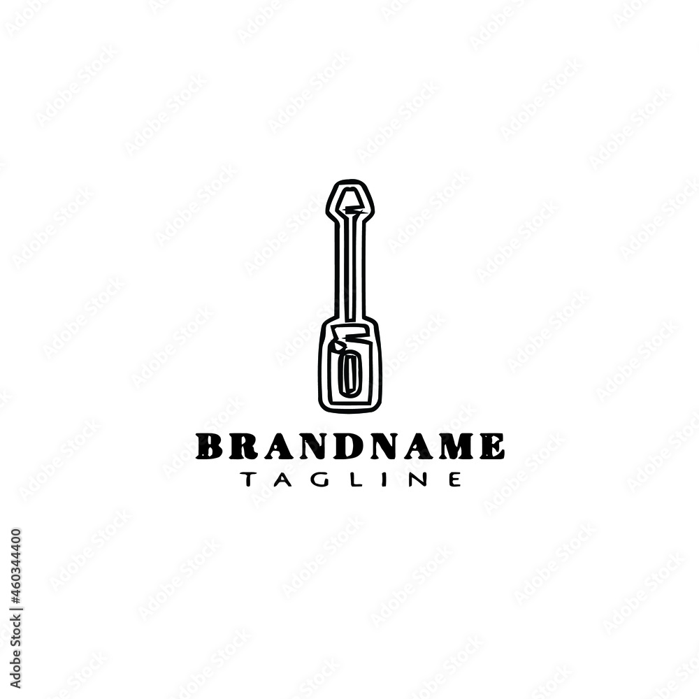cute screwdriver logo template icon vector illustration cute screwdriver logo template icon vector illustration