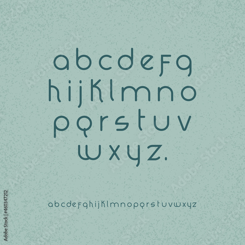 Simple modern urban alphabet fonts. Typography technology, digital, future creative font. vector illustration