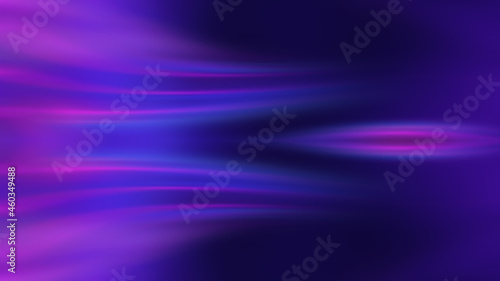 Dark abstract futuristic background. Digital explosion, ultraviolet neon glow, blurred geometric lines.