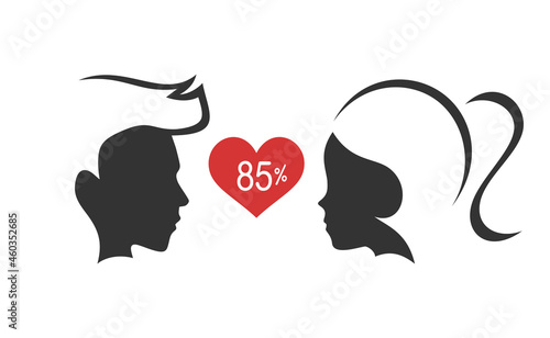 Compatibility love symbol