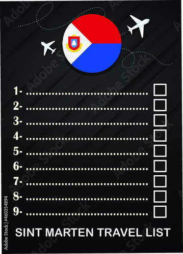 Saint Marten travel list brochure 