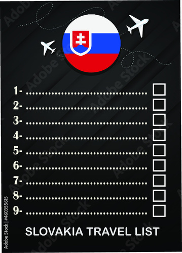 Slovakia travel list brochure 