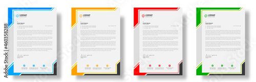 corporate modern business letterhead design, business letterhead, business letter head design.