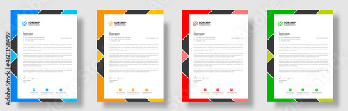 corporate modern business letterhead design, business letterhead, business letter head design.