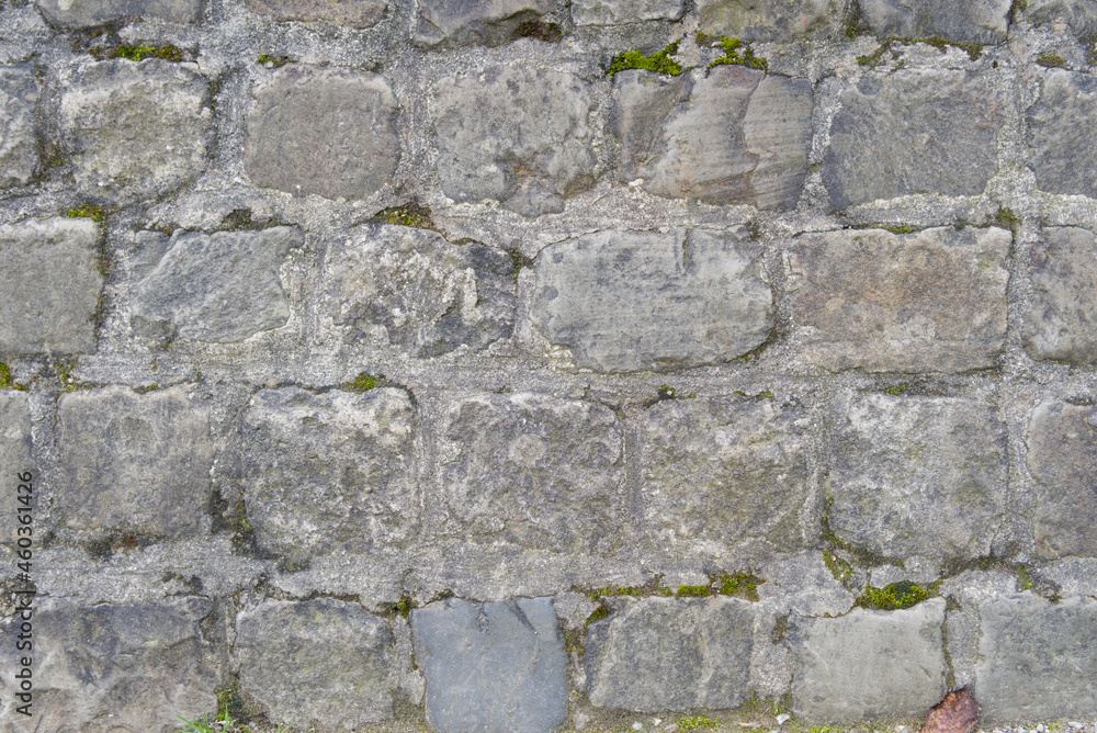 Fototapeta premium Background from gray natural stones.