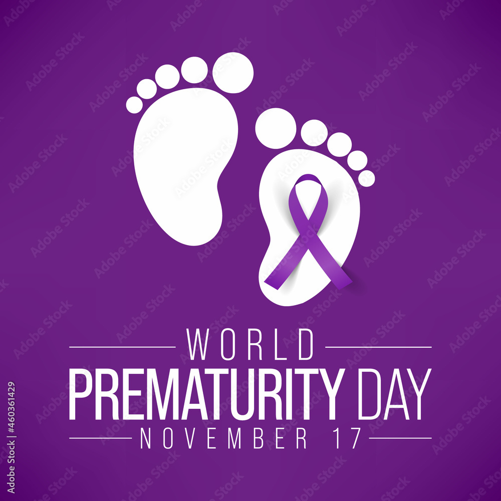 World Prematurity day is observed every year on November 17th, Premature birth is when a baby is born too early, before 37 weeks of pregnancy have been completed. Vector illustration World Prematurity day is observed every year on November 17th, Premature birth is when a baby is born too early, before 37 weeks of pregnancy have been completed. Vector illustration
