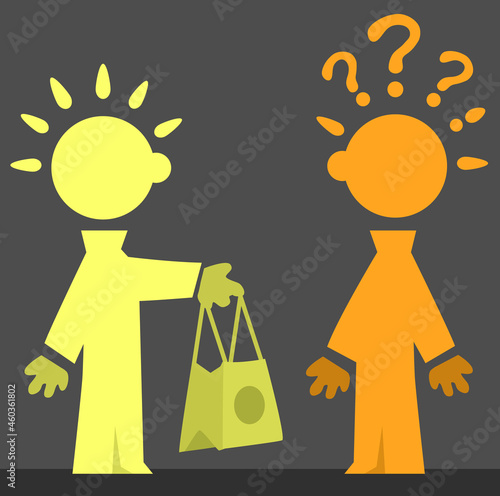 Gift Bag Surprise Cartoon