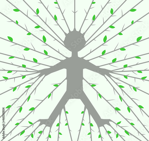 Ecology Tether Strings Cartoon