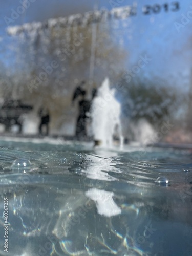 fountain in the city