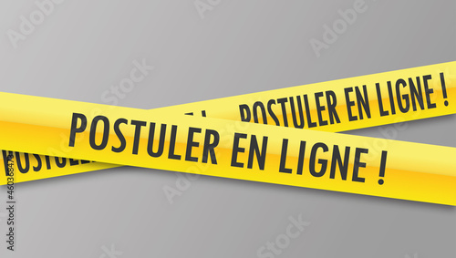 Logo postuler en ligne.