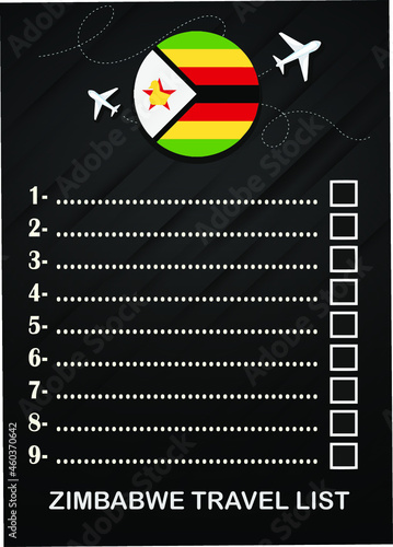 Zimbabwe travel list brochure 