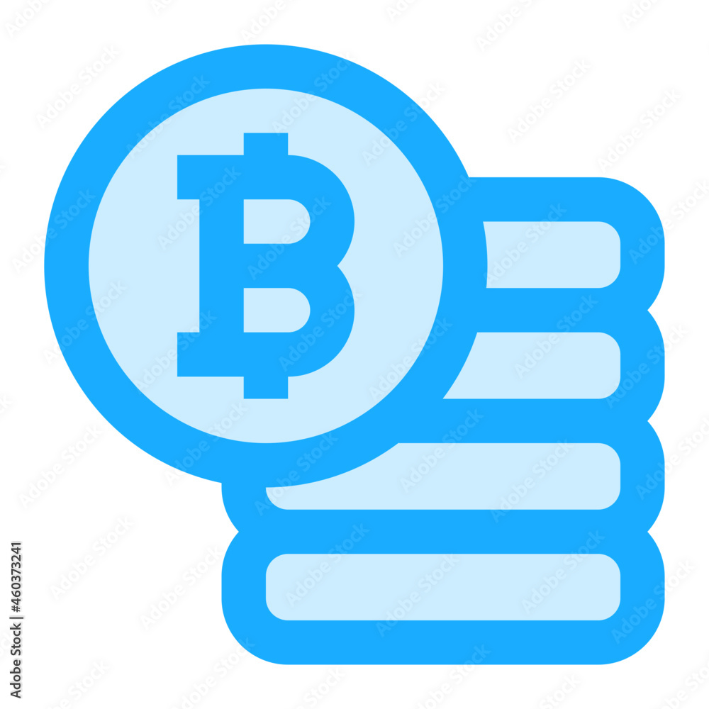 bitcoin earning icon illustration bitcoin earning icon illustration