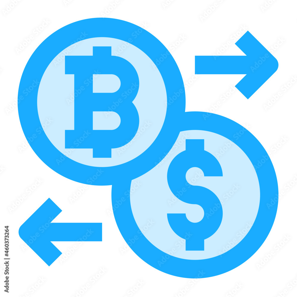 bitcoin exchange icon illustration bitcoin exchange icon illustration