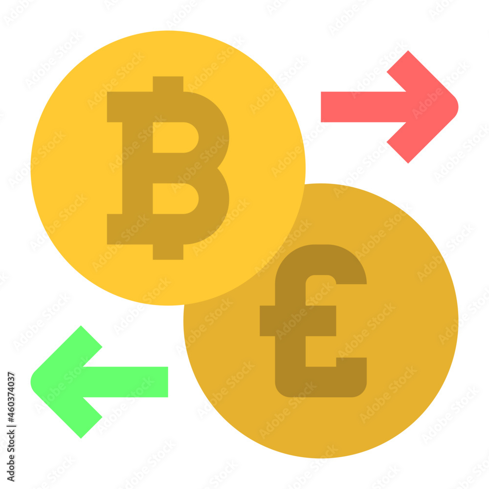 bitcoin exchange icon illustration bitcoin exchange icon illustration