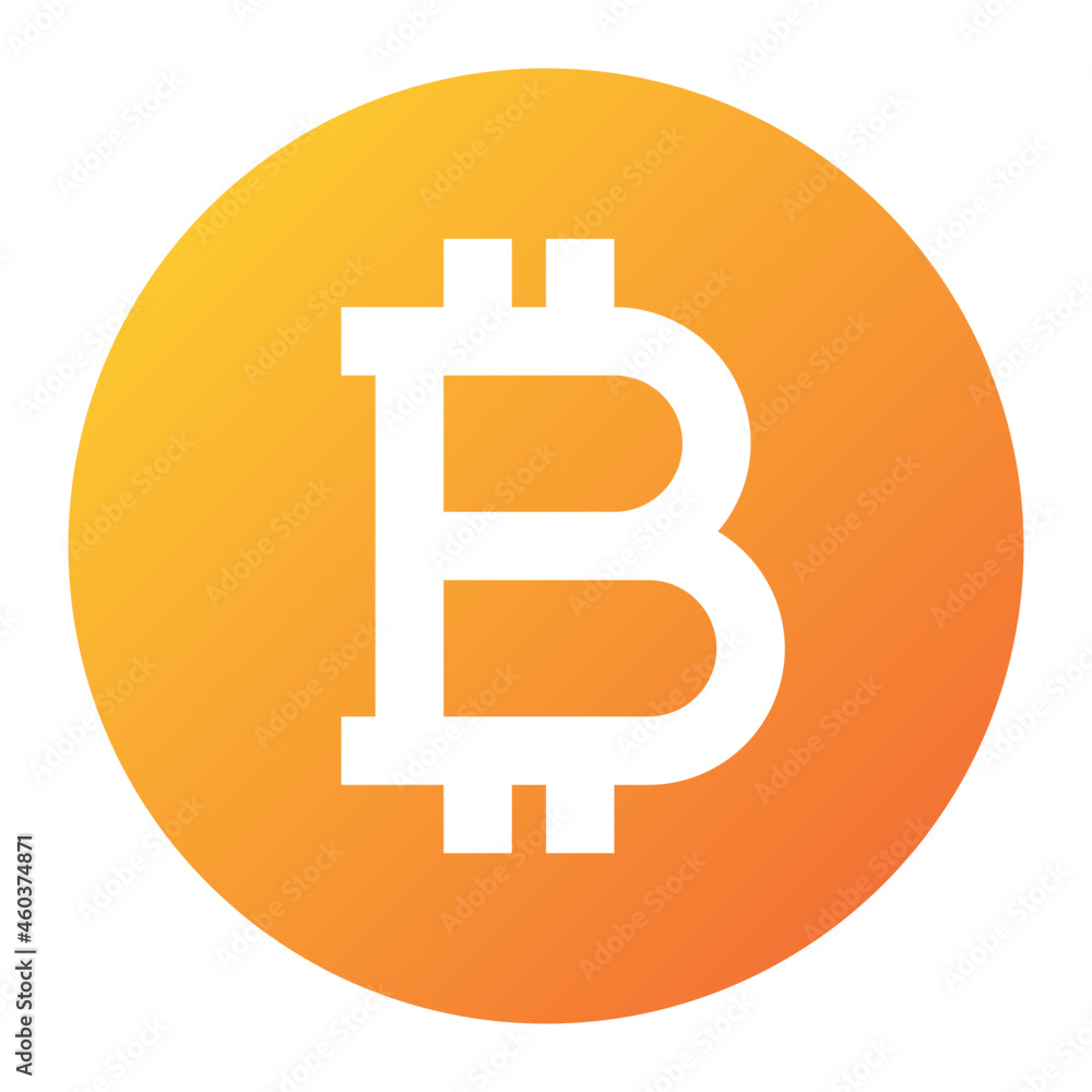 Obraz premium bitcoin icon illustration
