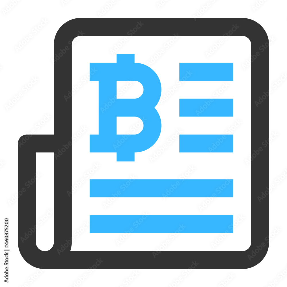 bitcoin news icon illustration bitcoin news icon illustration