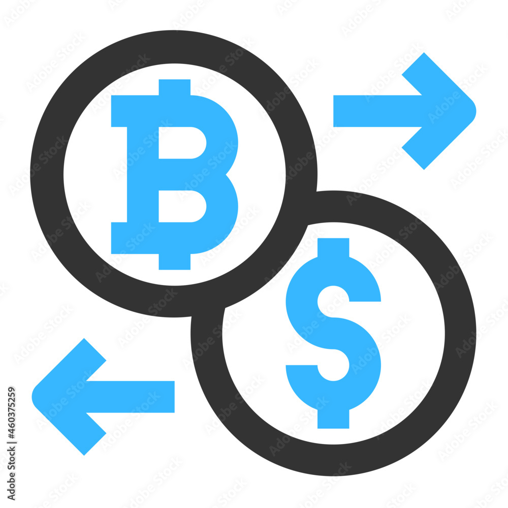 bitcoin exchange icon illustration bitcoin exchange icon illustration
