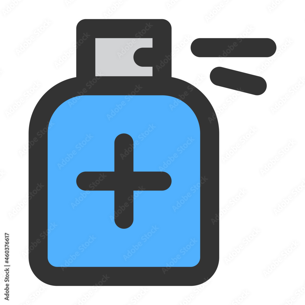 Fototapeta premium disinfection icon illustration