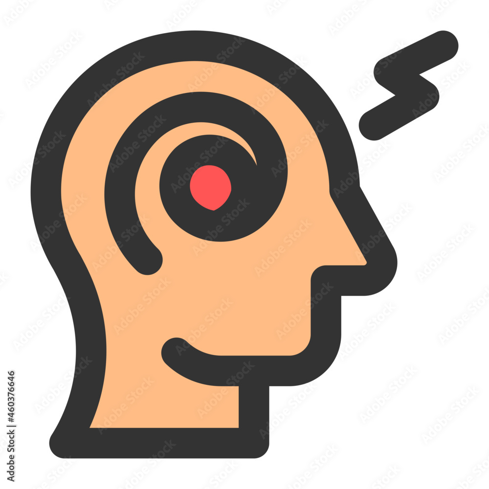 headache icon illustration headache icon illustration