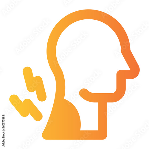 neckache icon illustration