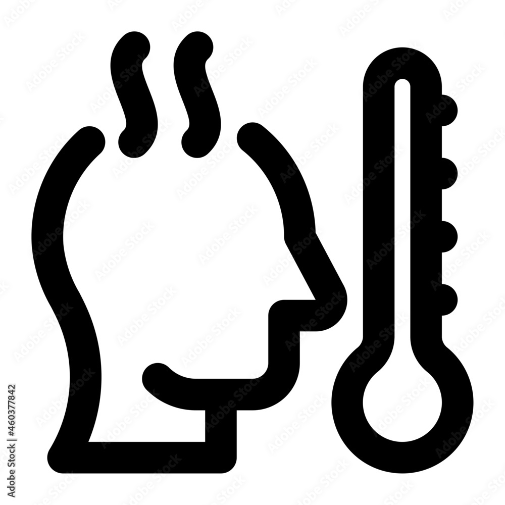 fever icon illustration fever icon illustration