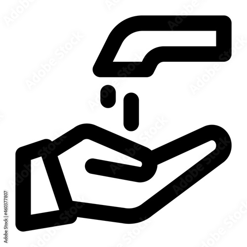 washing hand icon illustration
