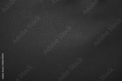 Textured detailed rough dark grey leather