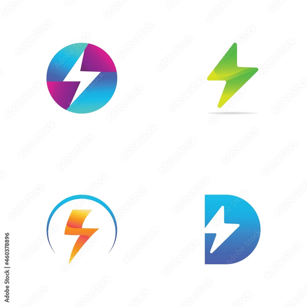 Thunder Bolt logo and symbol Thunder Bolt logo and symbol