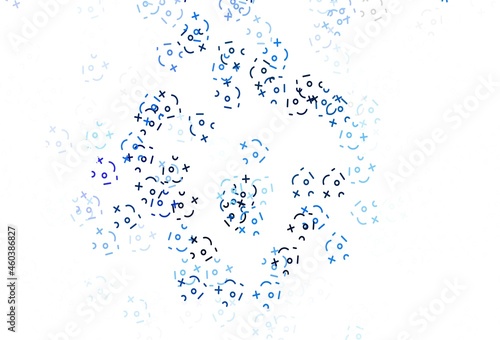 Light Gray vector layout with algebra elements.