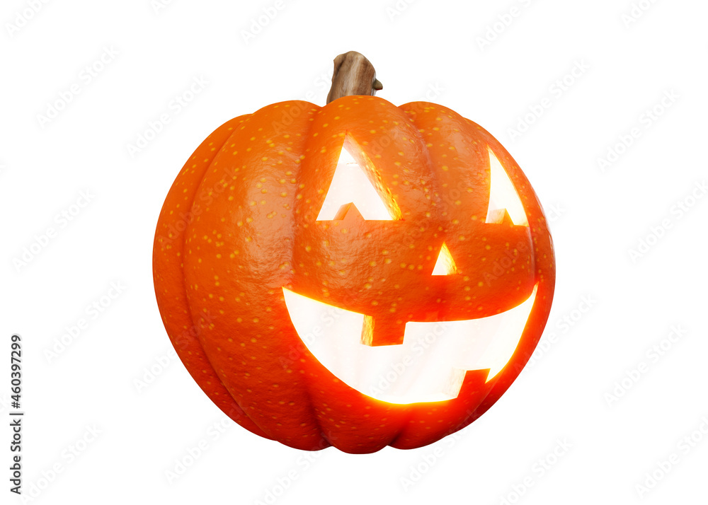 3d rendering of jack pumpkins lantern halloween concept isolated on white background 3d rendering of jack pumpkins lantern halloween concept isolated on white background