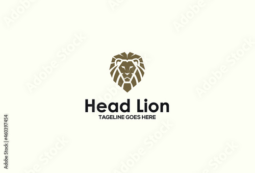 head lion leo king logo exclusive design inspiration