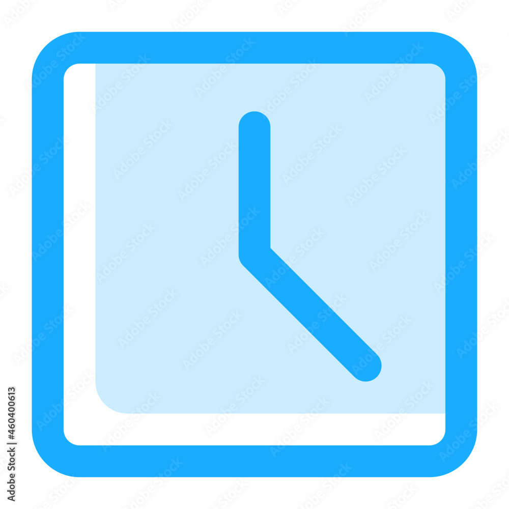 Wall Clock Icon Illustration Wall Clock Icon Illustration