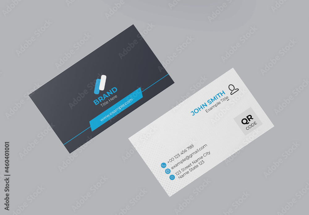 Creative Corporate Business Card Stock Template Adobe Stock
