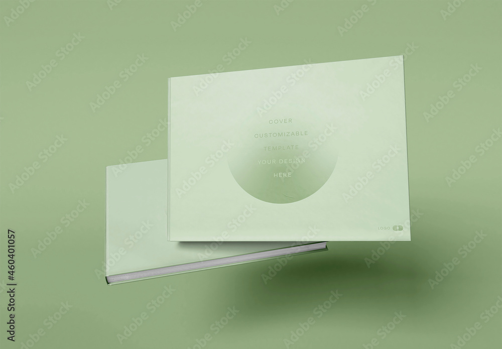 Front and Back Book Cover Mockup Stock Template | Adobe Stock