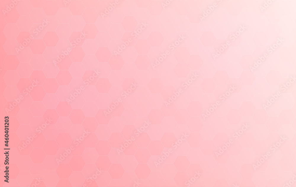 Abstract pattern of geometric shapes hexagon light pink. Gradient in simple style. Pink honeycomb background, light and shadow. Pattern for business booklets, leaflets. Vector EPS10 illustration. Abstract pattern of geometric shapes hexagon light pink. Gradient in simple style. Pink honeycomb background, light and shadow. Pattern for business booklets, leaflets. Vector EPS10 illustration.