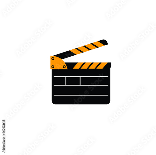 movie clapper board illustration