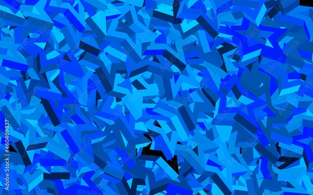 Light BLUE vector backdrop with small and big stars. Light BLUE vector backdrop with small and big stars.