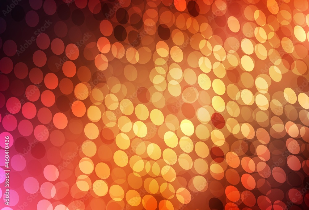Dark Red vector background with bubbles. Dark Red vector background with bubbles.