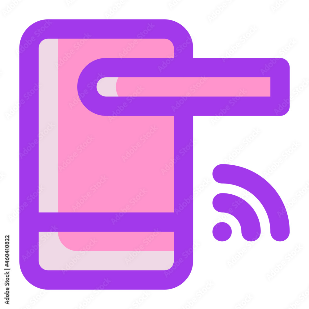 Obraz premium Door Lock Icon Illustration