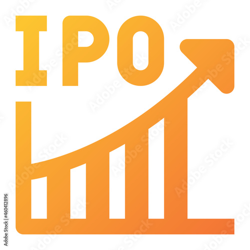 Ipo Initial icon illustration
