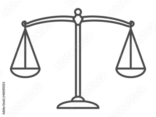 simple illustration of a scales