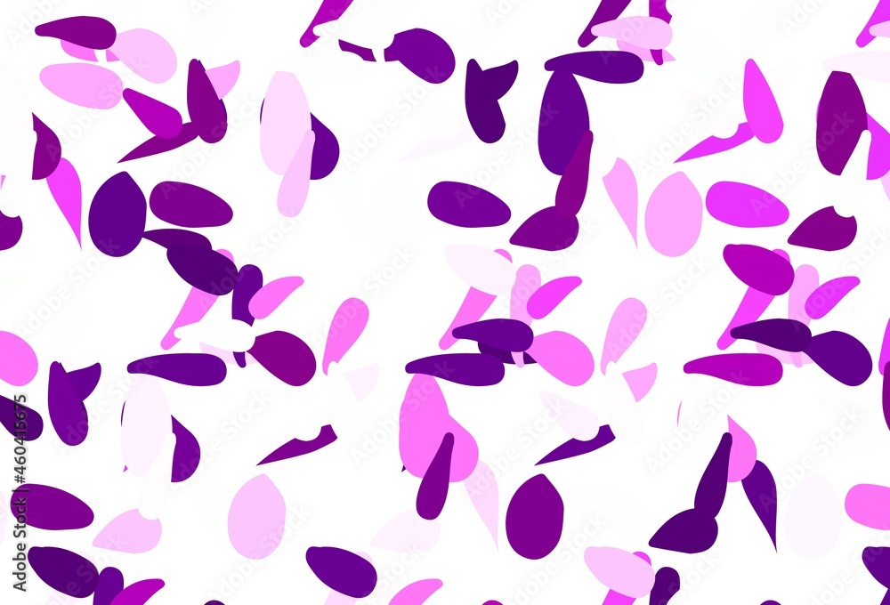 Light Purple vector background with spots.