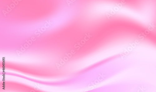 The luxury of pink silk satin texture background. Closeup of rippled pink silk fabric. Abstract pink cloth or liquid wave vector background. Cloth soft wave. Creases of satin, silk, and cotton. Vector