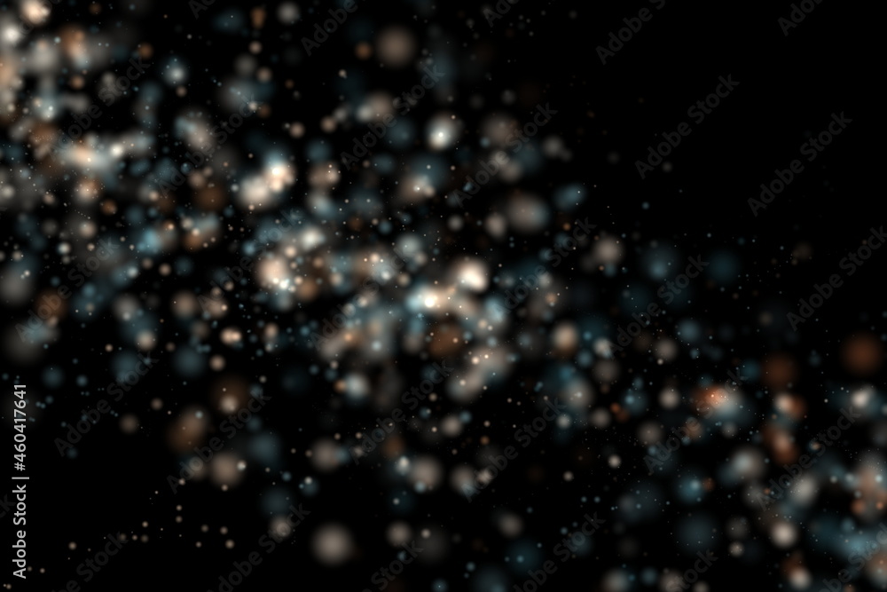 Fototapeta premium a colorful bokeh photo overlay