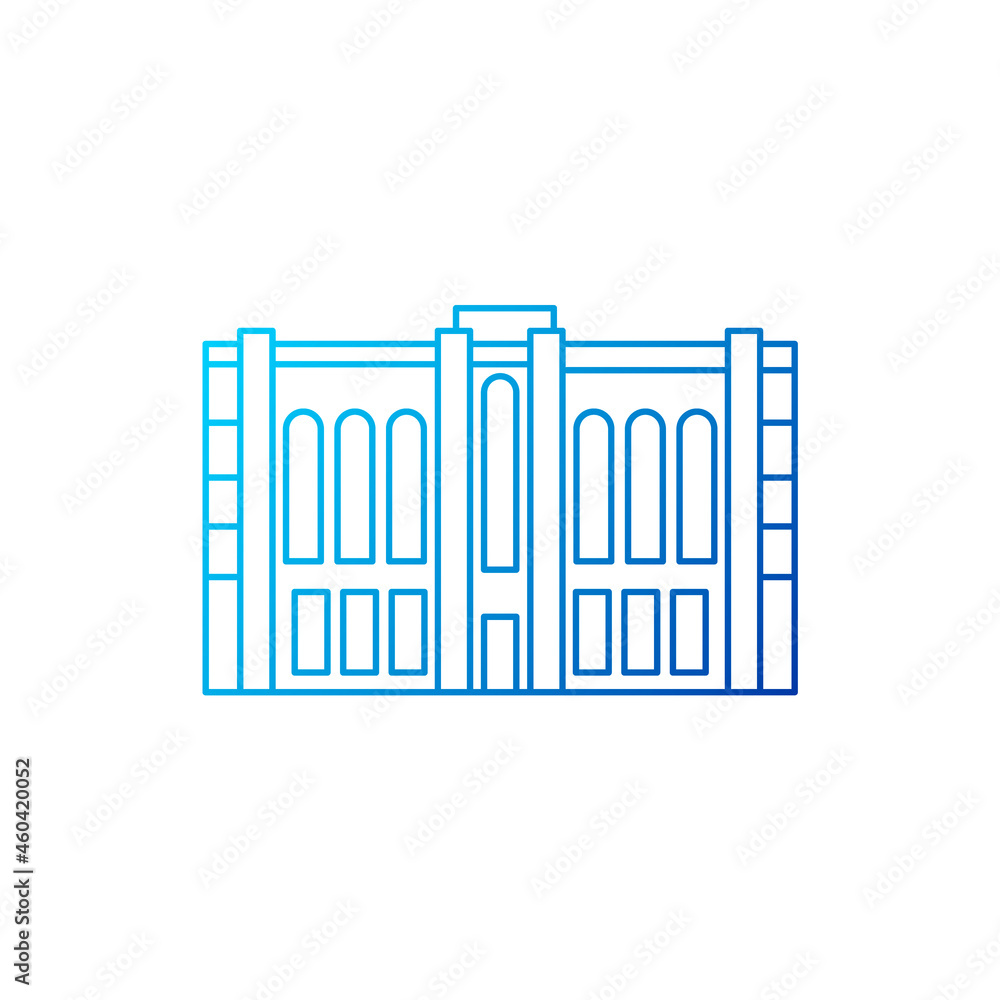 Shaheedh Hussain Adam Building Male outline icon. Republic square. Isolated vector stock illustration Shaheedh Hussain Adam Building Male outline icon. Republic square. Isolated vector stock illustration