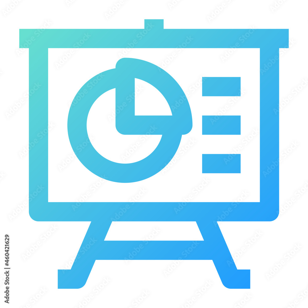Presentation Icon Illustration Presentation Icon Illustration