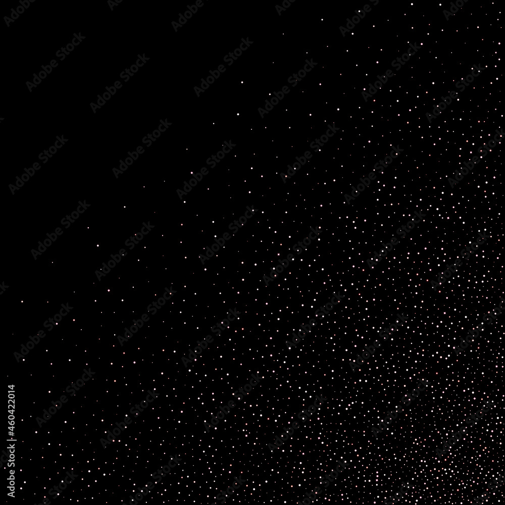 Fototapeta premium Rose pink stars Sprocket shiny confetti little