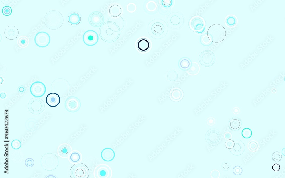 Light Green vector layout with circle shapes. Light Green vector layout with circle shapes.