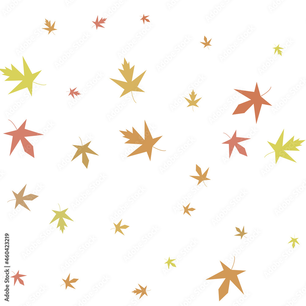 Autumn maple confetti. Simple autumn background Autumn maple confetti. Simple autumn background