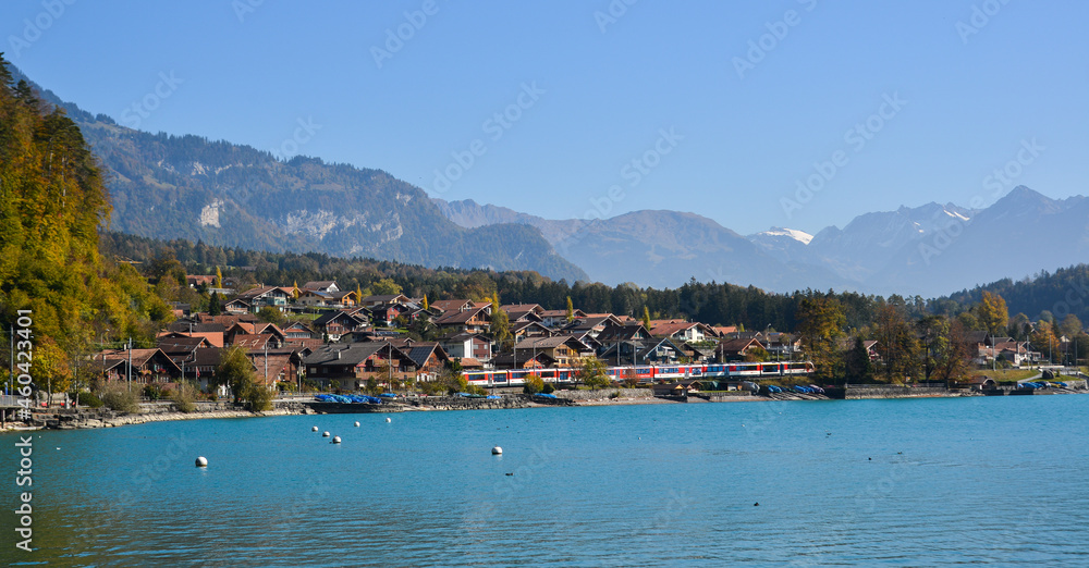 Obraz premium Beautiful landscape around Lake Brienz